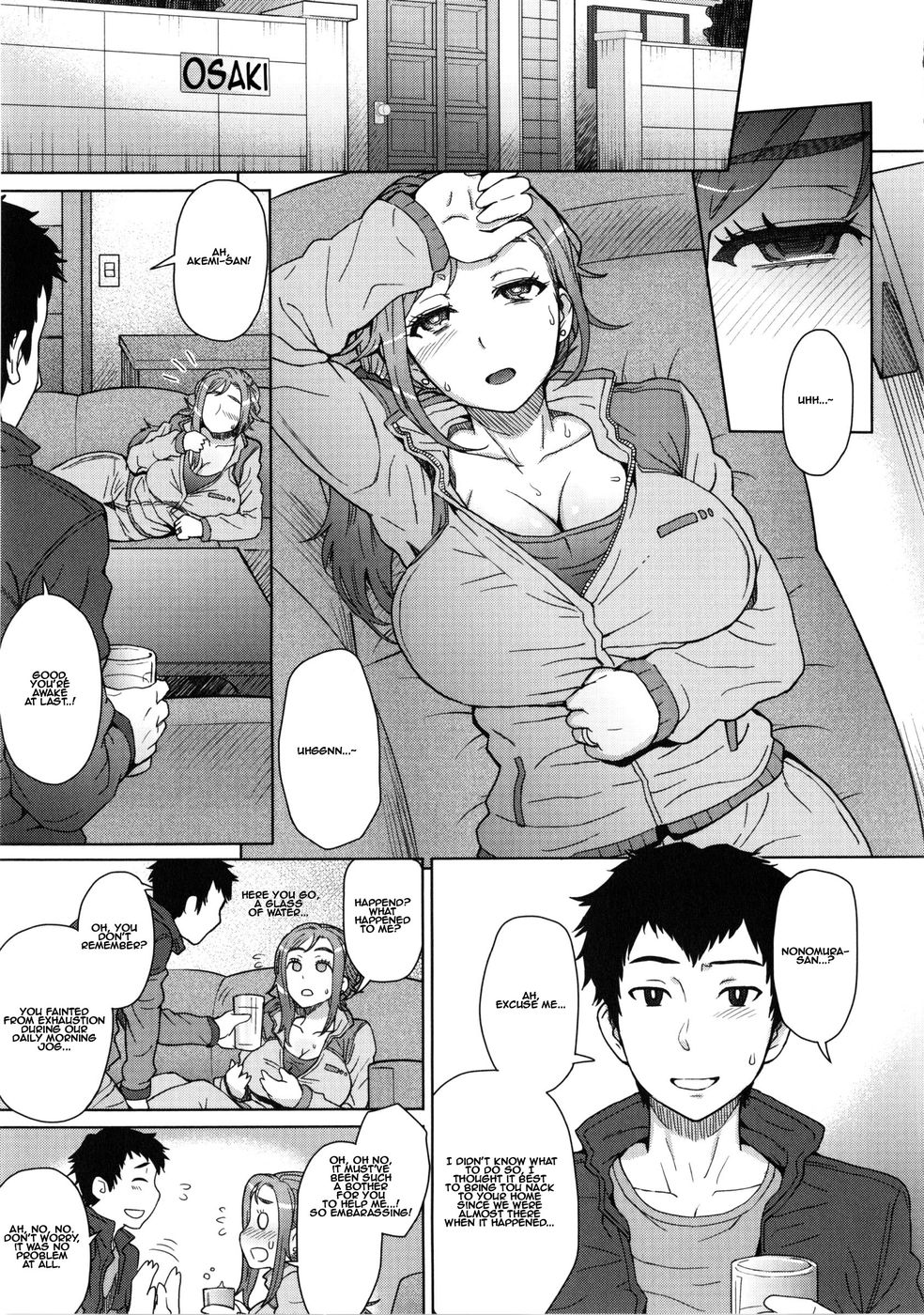 Hentai Manga Comic-Married Woman Exercise-Chapter 1-3
